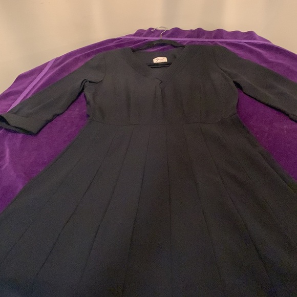 One of a kind, vintage Sherman black dress size 6 to 8 - Picture 9 of 16